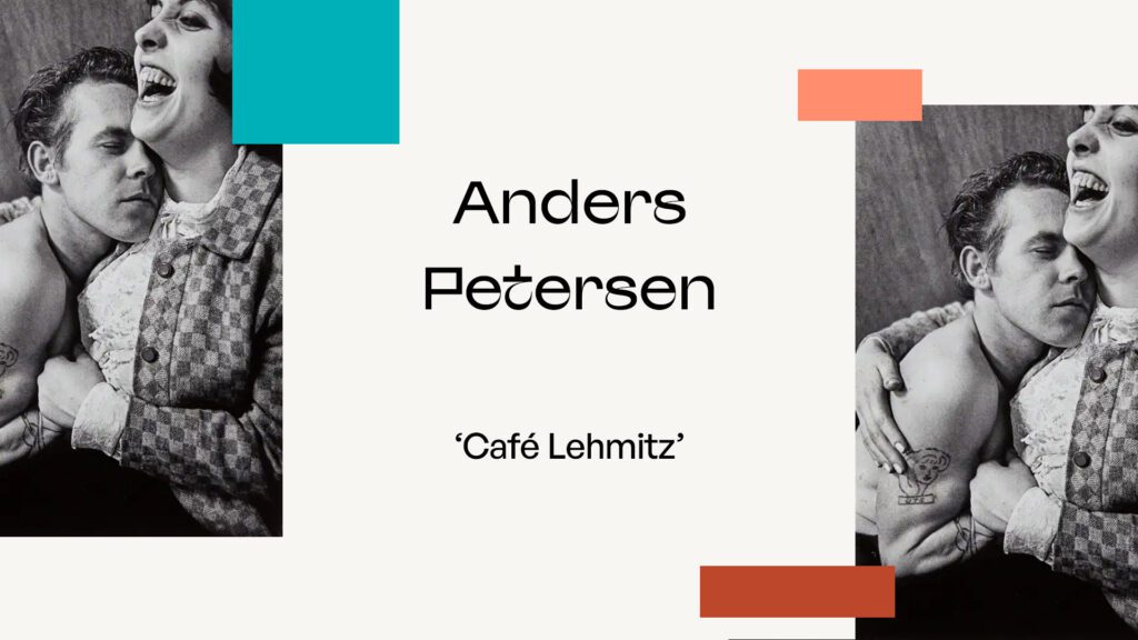 Portada del fotolibro Café Lehmitz de Anders Petersen con la icónica foto de Rose y Lilly abrazadas (portada también del disco Rain Dogs de Tom Waits).