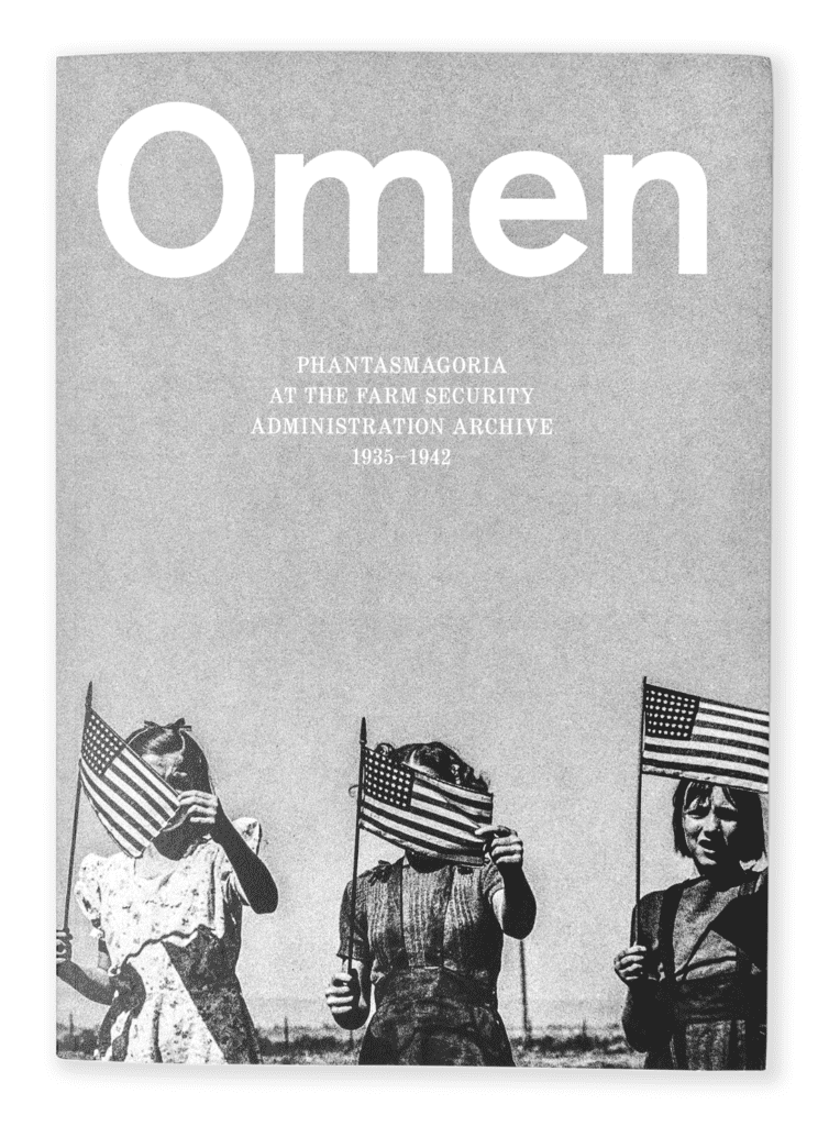 Portada del fotolibro Omen Phantasmagoria at the Farm Security Administration Archive, editado por RM y Gato Negro