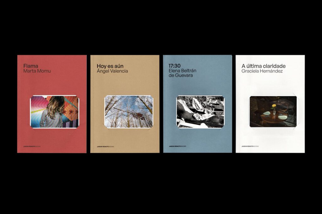 portadas de la colección de libros de fotografía Jardin Remoto Books finalista de la colección.