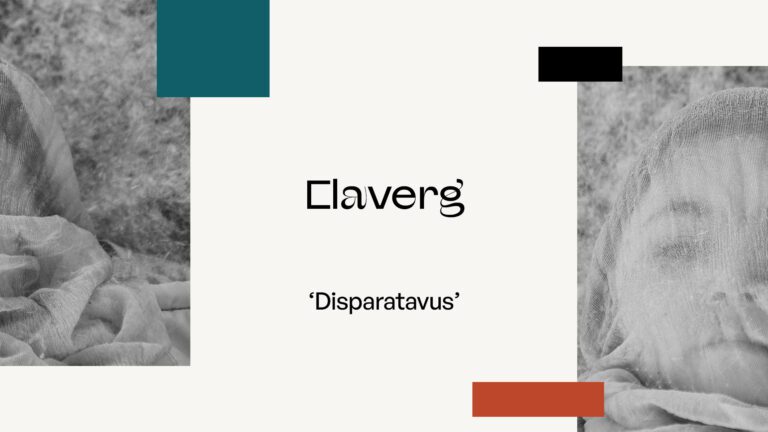 portada del fotolibro Disparatavus de Claverg con imágenes del territorio extremeño.