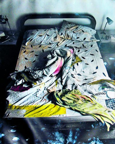 Portada del libro Cinco décadas en espiral de Magali Lara, edición bilingüe publicada por Editorial RM y MUAC